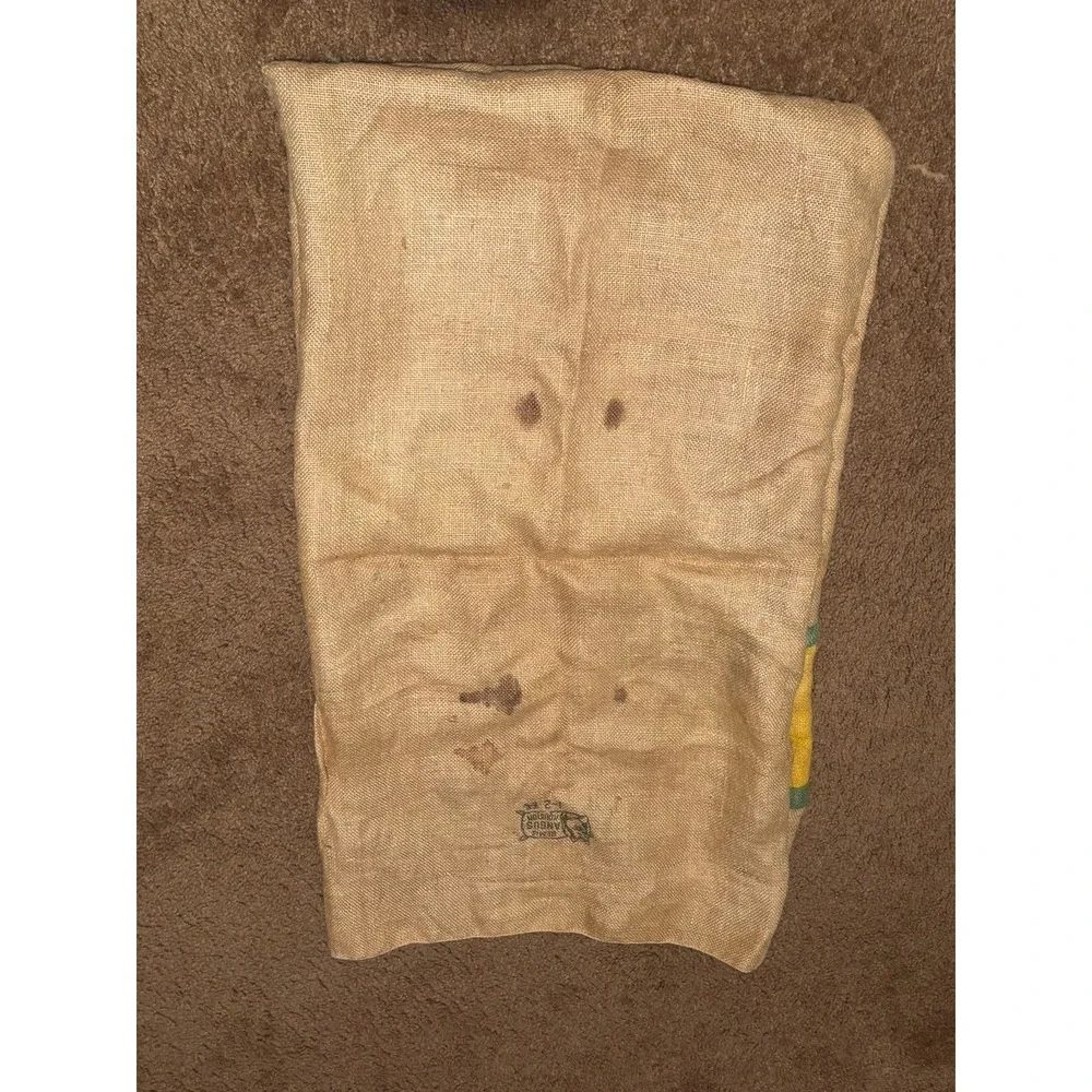Vintage Paymaster Cottonseed Meal Burlap Feed Sack Western Cottonoil